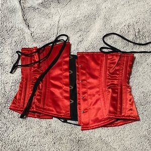 Orchard Corset satin underbust corset